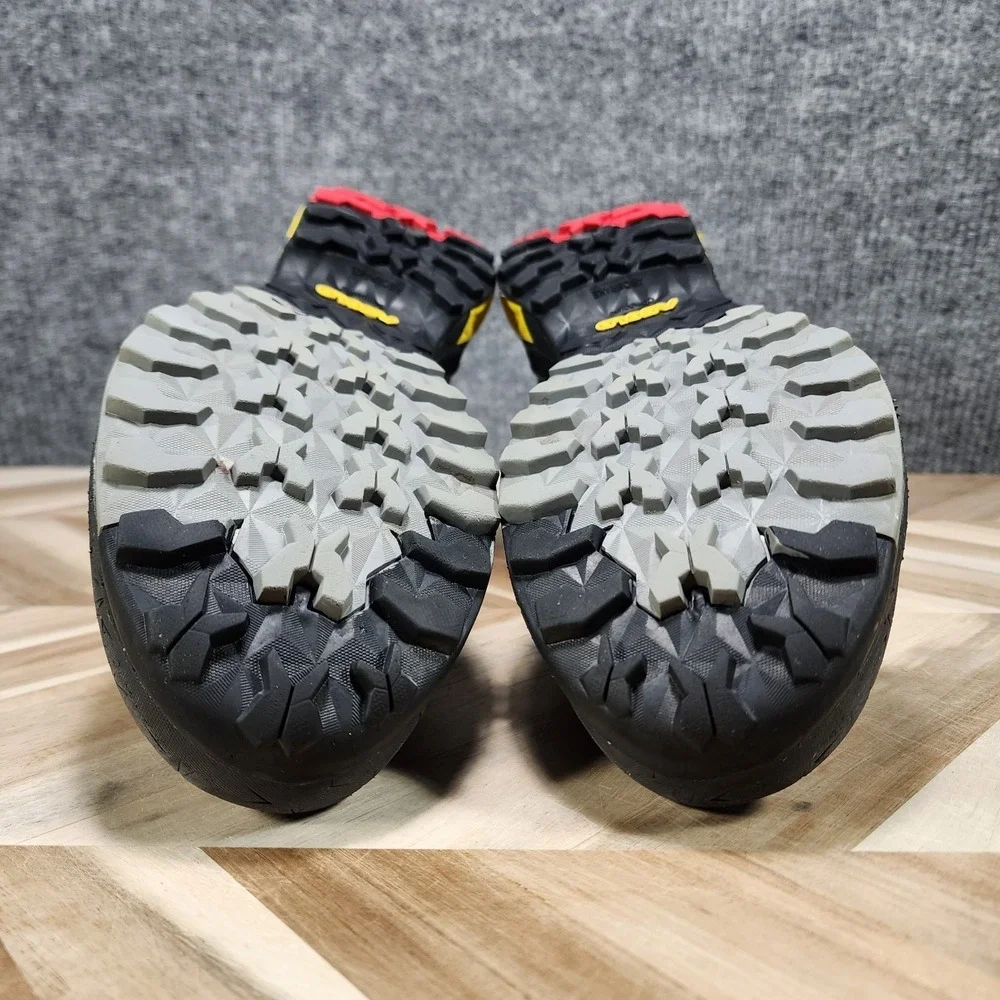 Asolo Softrock Men's Size 9 A-Cross Hiking Trail Shoes Sneakers Black/Yellow